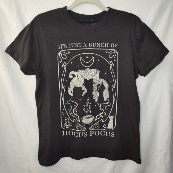 Disney Hocus Pocus Sanderson Sisters Silhouette Halloween T-Shirt Small Drk Gray - Picture 1 of 5